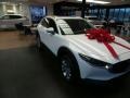 Snowflake White Pearl Mica 2022 Mazda CX-30 S Premium AWD