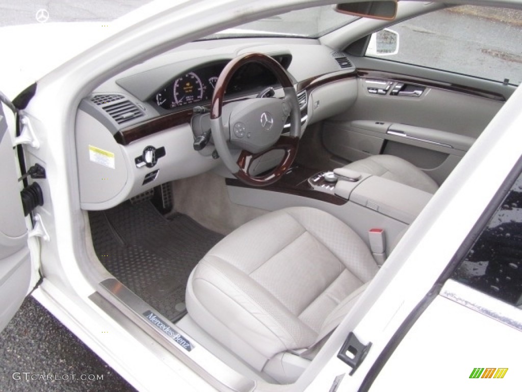 2013 S 550 4Matic Sedan - Diamond White Metallic / Ash/Grey photo #17
