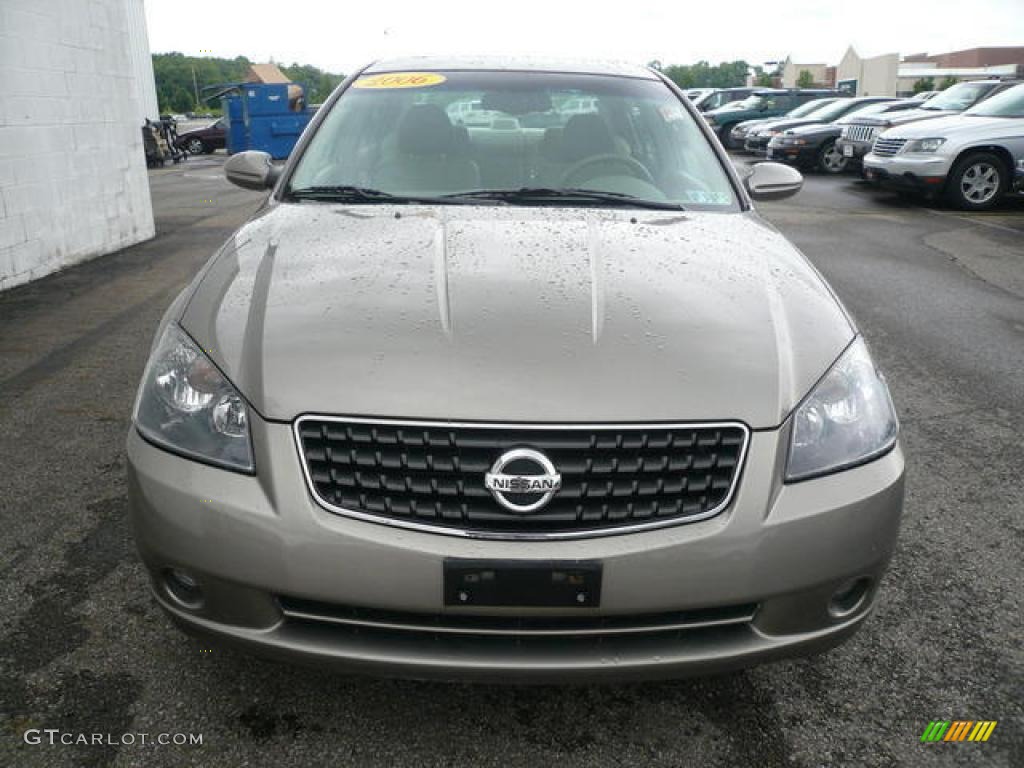 2006 Altima 2.5 SL - Polished Pewter Metallic / Blond photo #7