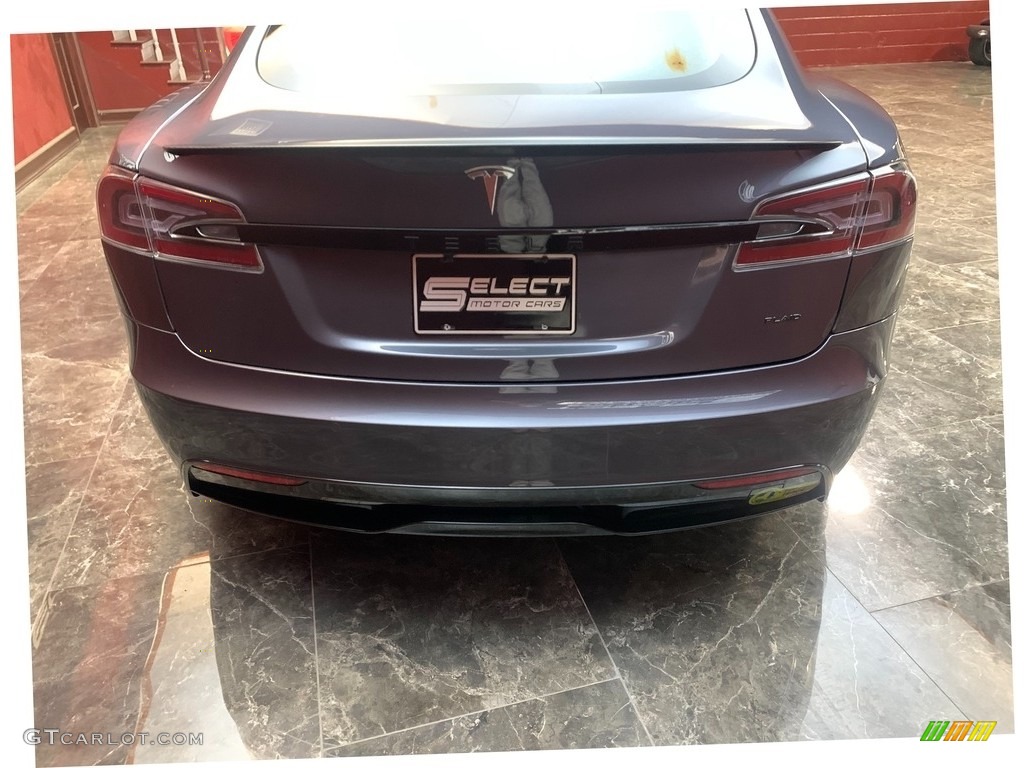 2021 Model S Plaid AWD - Midnight Silver Metallic / Black photo #5