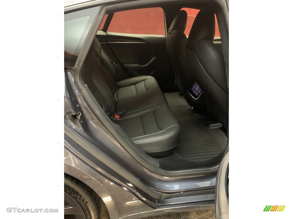 2021 Tesla Model S Plaid AWD Rear Seat Photo #145275206