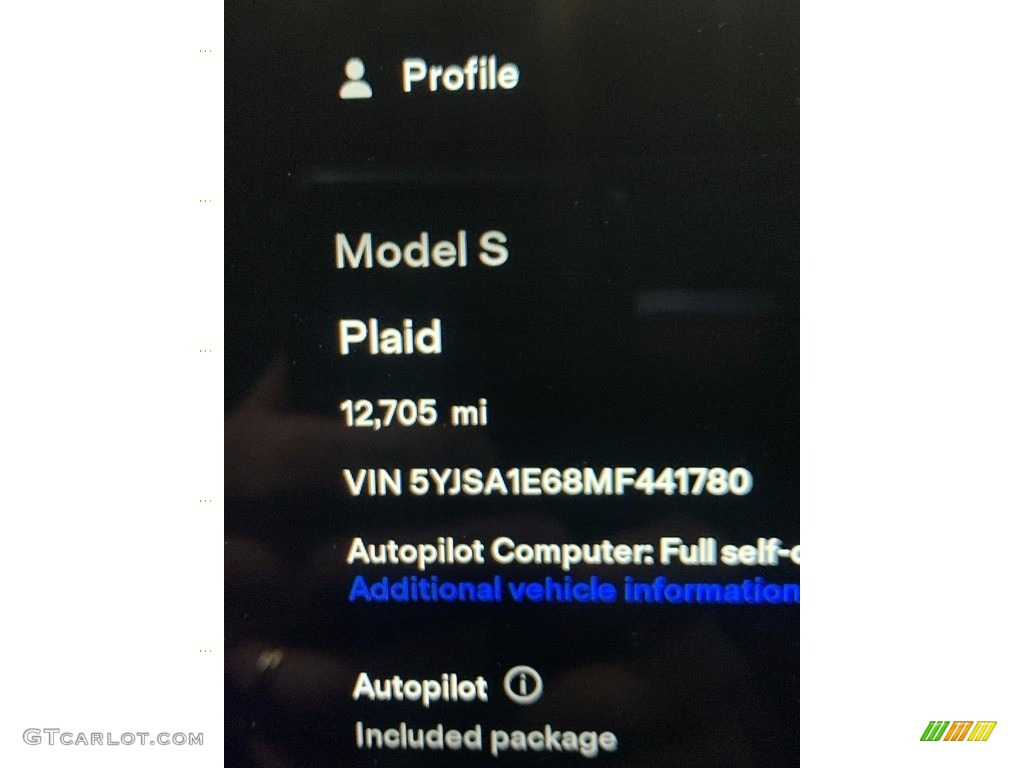 2021 Model S Plaid AWD - Midnight Silver Metallic / Black photo #16