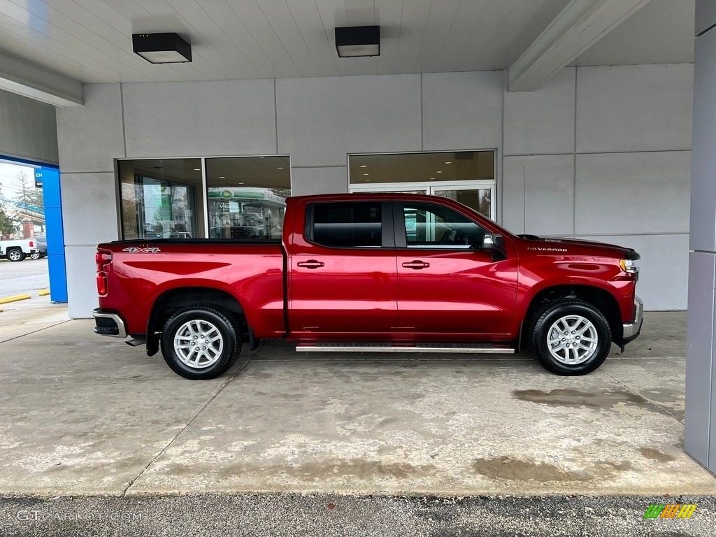 2021 Silverado 1500 LT Crew Cab 4x4 - Cherry Red Tintcoat / Jet Black photo #6