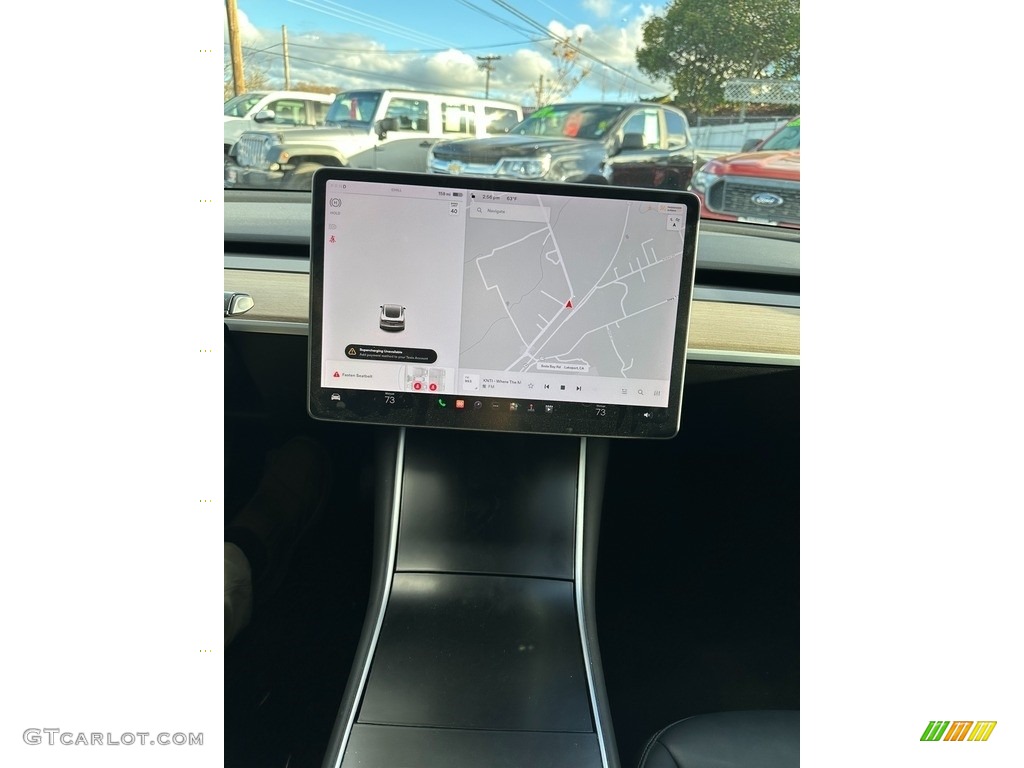 2019 Tesla Model 3 Long Range Navigation Photos