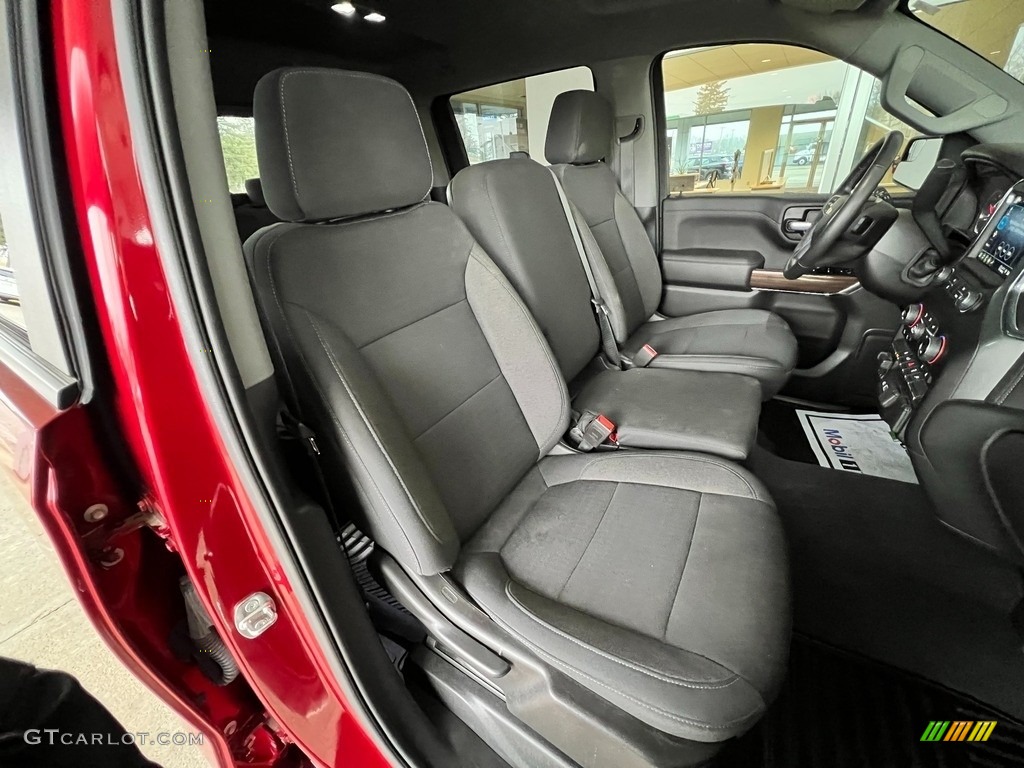 Jet Black Interior 2021 Chevrolet Silverado 1500 LT Crew Cab 4x4 Photo #145276544