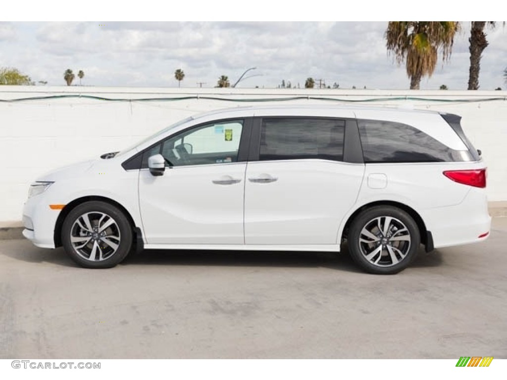 Platinum White Pearl 2023 Honda Odyssey Touring Exterior Photo #145276670