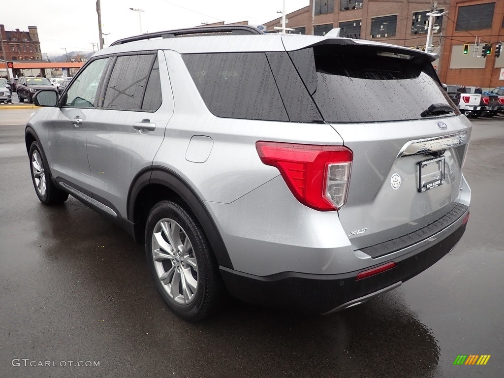 2020 Explorer XLT 4WD - Iconic Silver Metallic / Sandstone photo #6