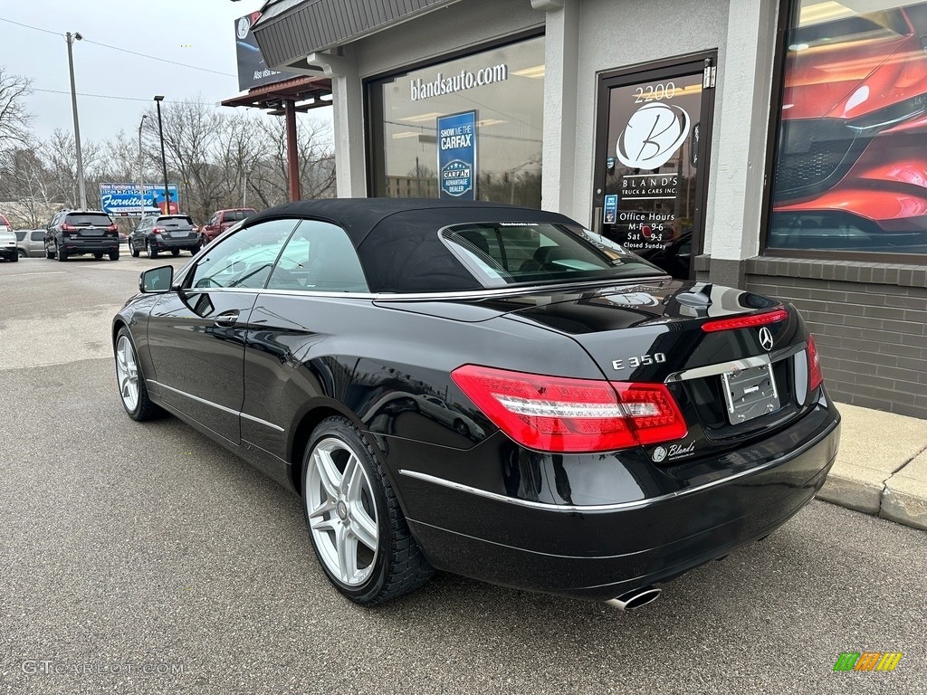 2011 E 350 Cabriolet - Obsidian Black Metallic / Black photo #41
