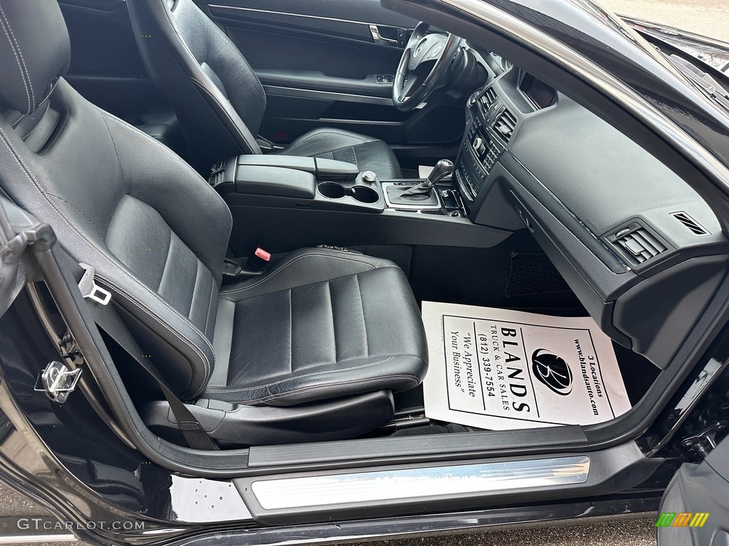 2011 E 350 Cabriolet - Obsidian Black Metallic / Black photo #48