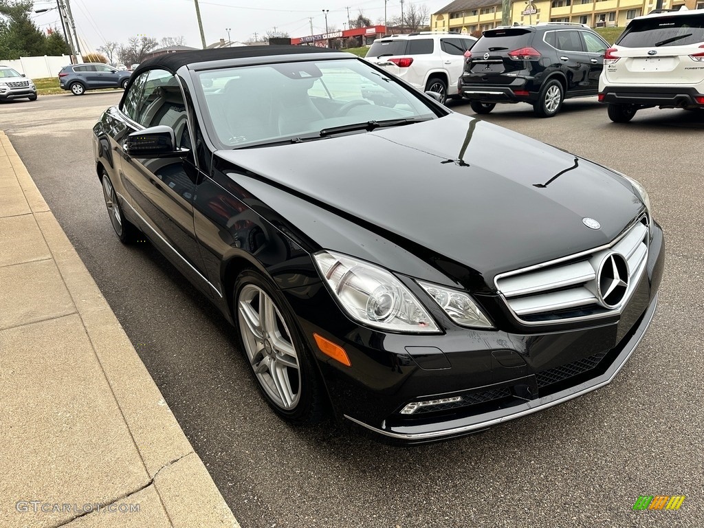 2011 E 350 Cabriolet - Obsidian Black Metallic / Black photo #54