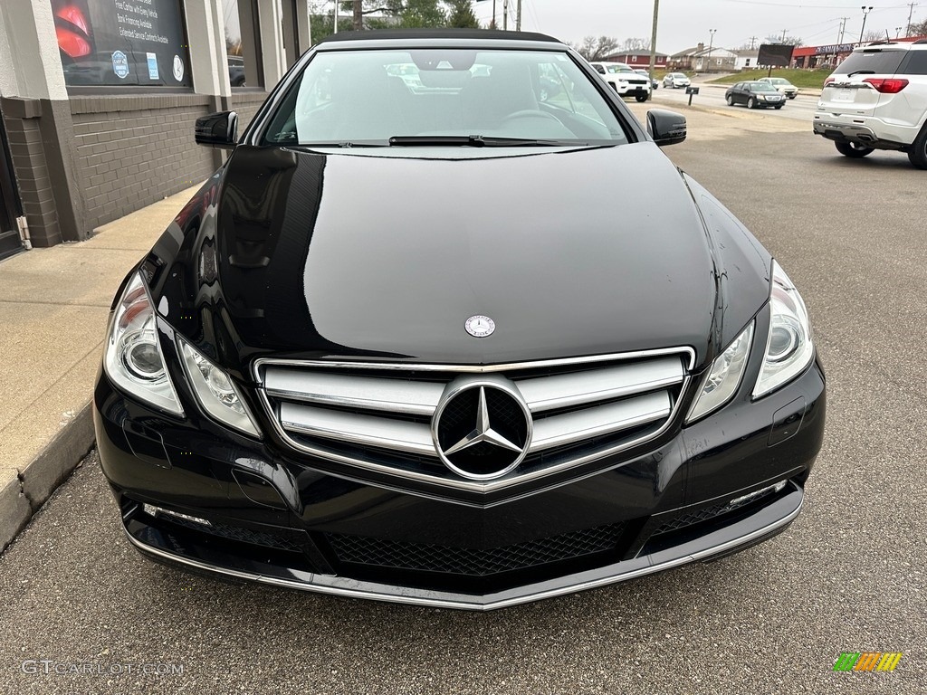 2011 E 350 Cabriolet - Obsidian Black Metallic / Black photo #55