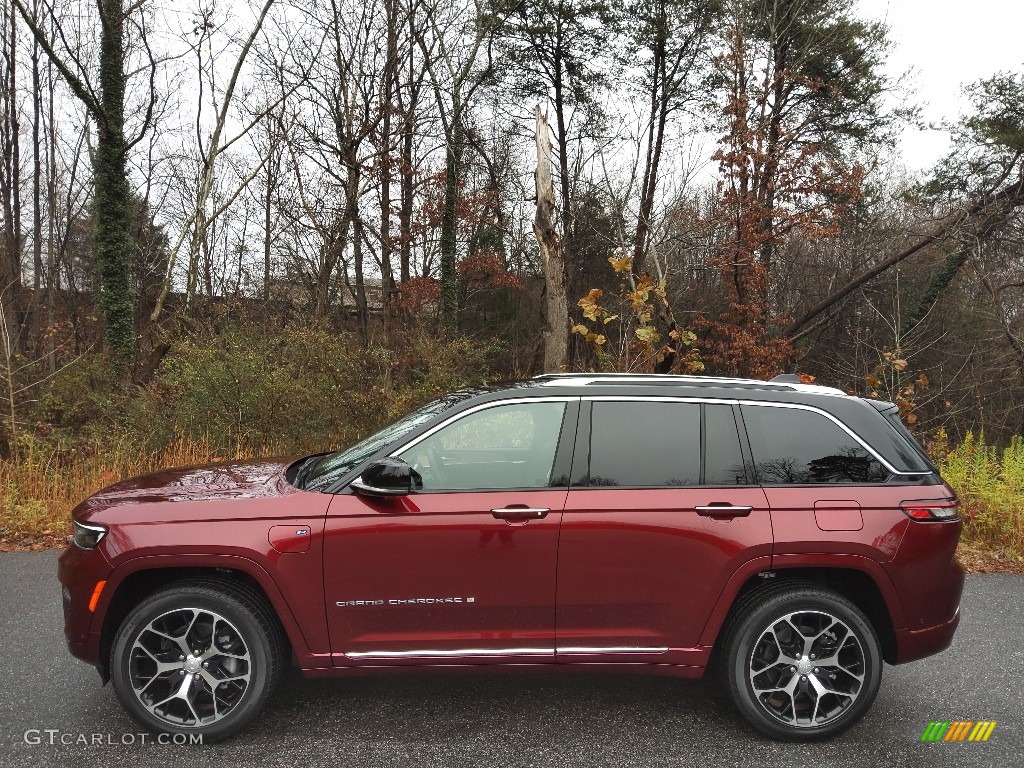 Velvet Red Pearl 2022 Jeep Grand Cherokee Summit Reserve 4XE Hybrid Exterior Photo #145277567