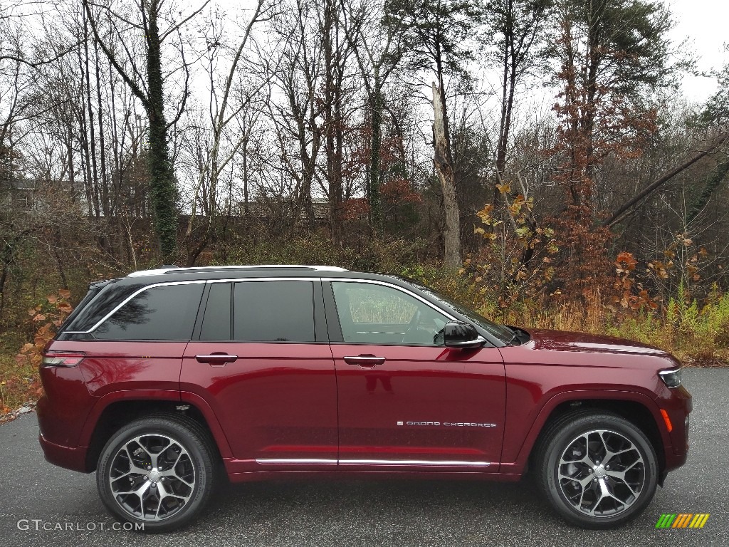 Velvet Red Pearl 2022 Jeep Grand Cherokee Summit Reserve 4XE Hybrid Exterior Photo #145277675