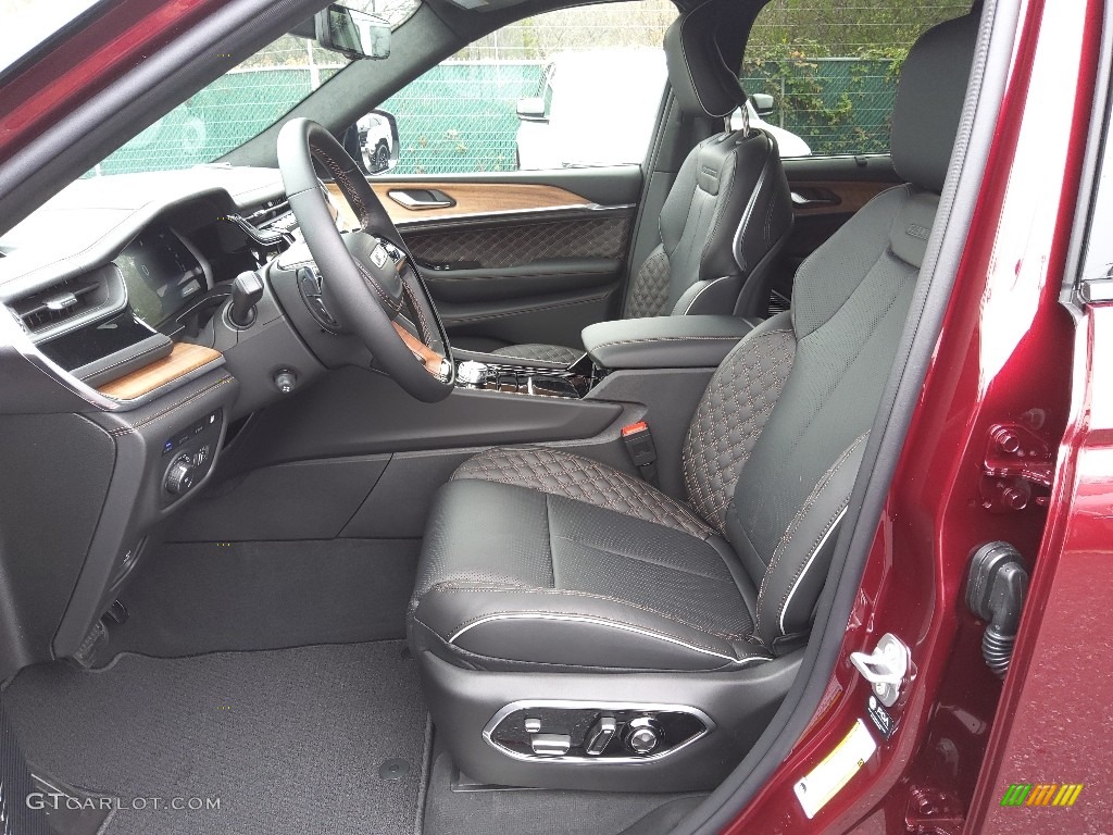 Global Black Interior 2022 Jeep Grand Cherokee Summit Reserve 4XE Hybrid Photo #145277849