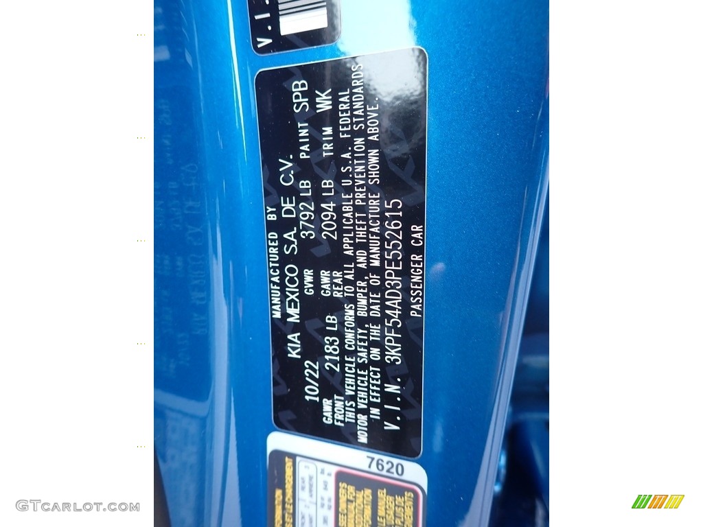 2023 Forte GT-Line - Sporty Blue / Black photo #20