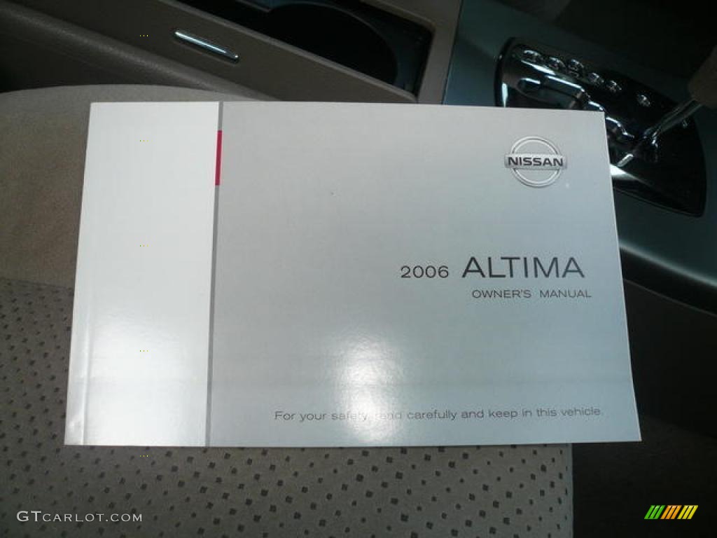 2006 Altima 2.5 S - Satin White Pearl / Blond photo #19