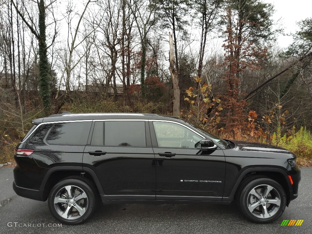 Diamond Black Crystal Pearl 2023 Jeep Grand Cherokee L Limited 4x4 Exterior Photo #145278707