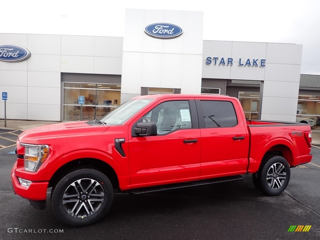 2022 F150 XLT SuperCrew 4x4 - Race Red / Black photo #1