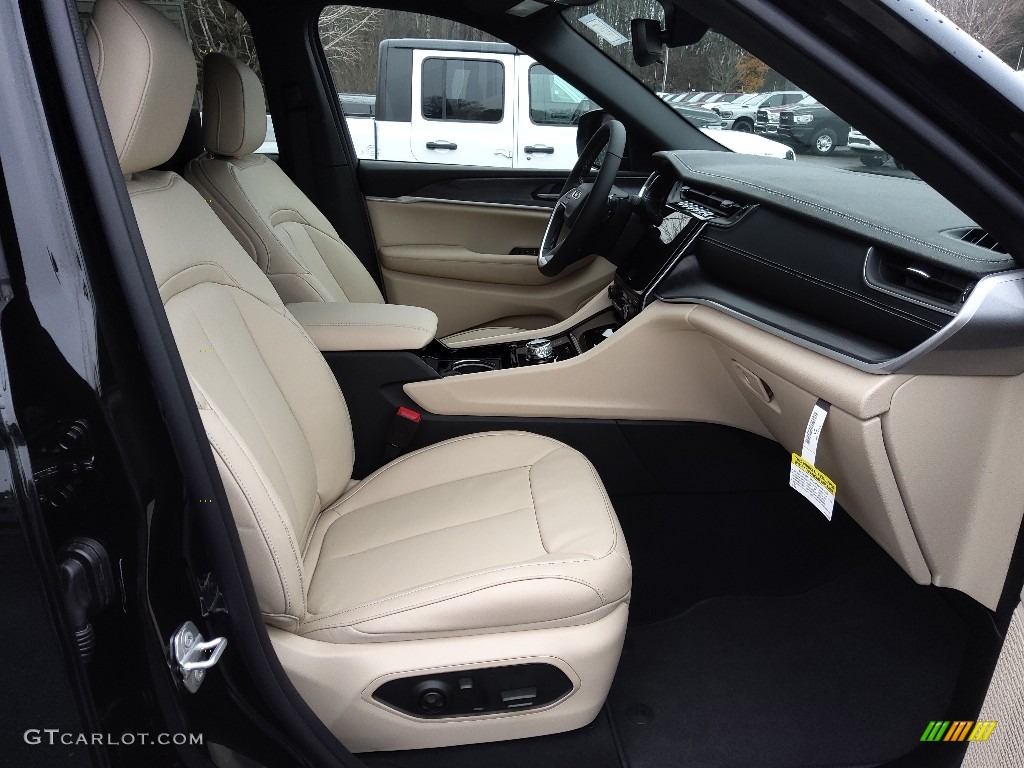 Wicker Beige/Global Black Interior 2023 Jeep Grand Cherokee L Limited 4x4 Photo #145279043