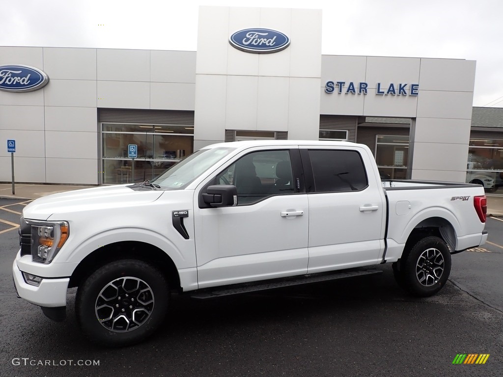 2022 F150 XLT SuperCrew 4x4 - Oxford White / Black photo #1