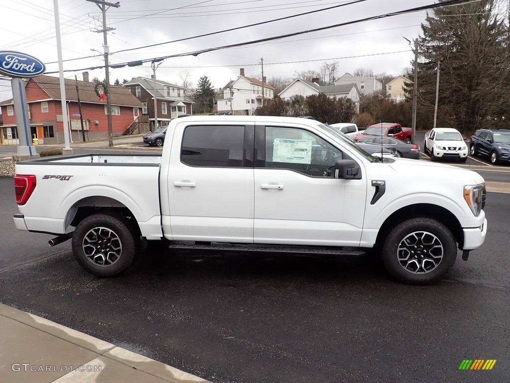 2022 F150 XLT SuperCrew 4x4 - Oxford White / Black photo #6