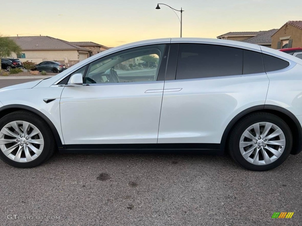 2018 Model X 75D - Pearl White Multi-Coat / Cream photo #1