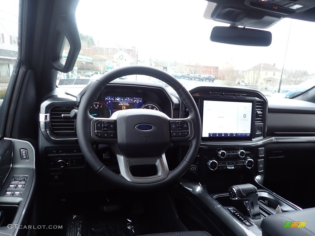 2022 F150 XLT SuperCrew 4x4 - Oxford White / Black photo #13