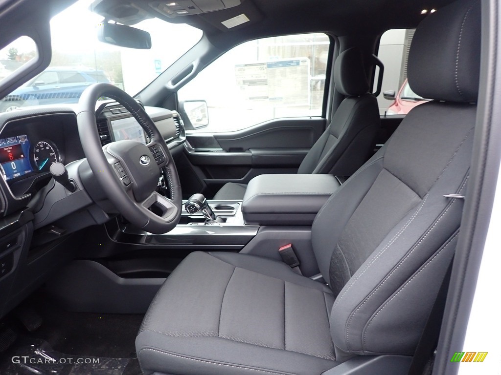2022 F150 XLT SuperCrew 4x4 - Oxford White / Black photo #14