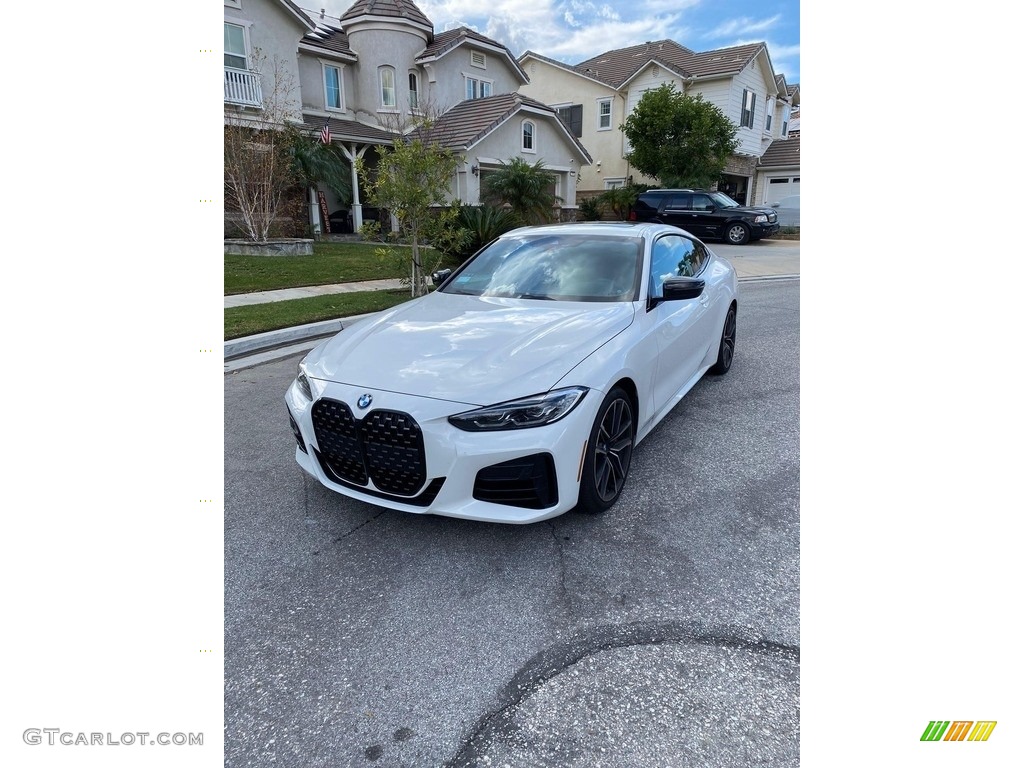 2021 4 Series M440i xDrive Coupe - Alpine White / Black photo #2