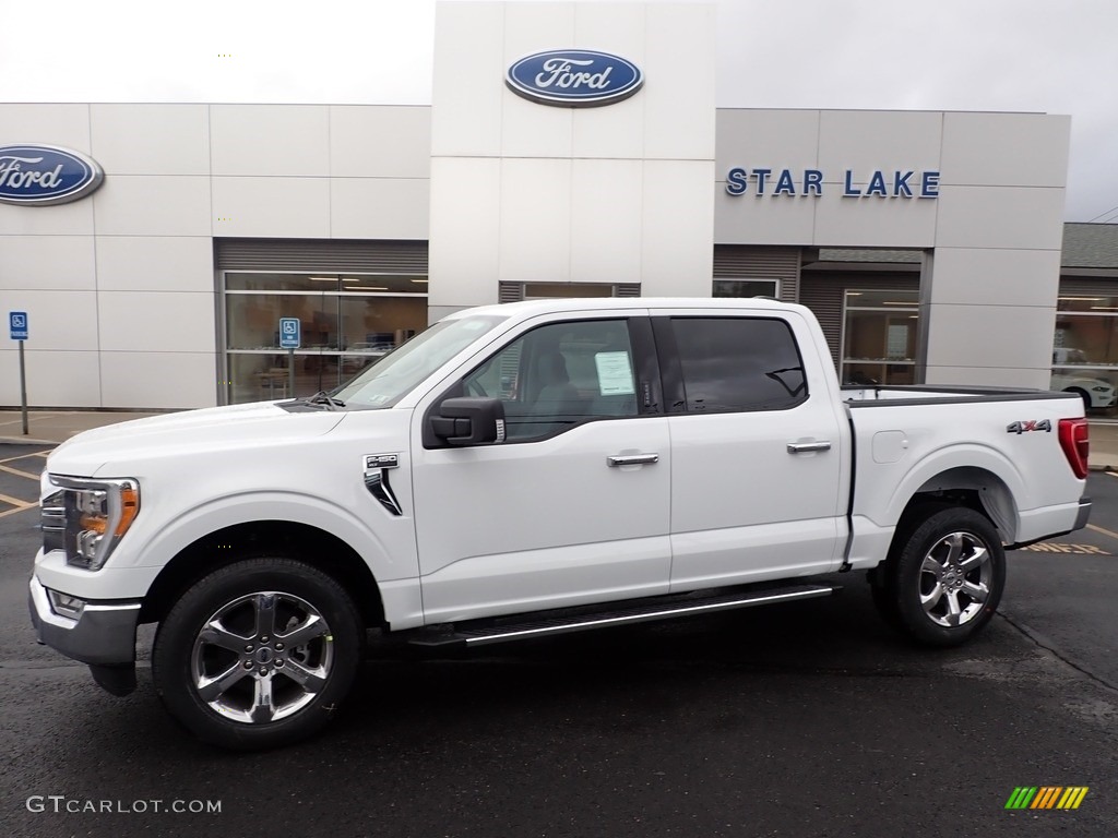 2022 F150 XLT SuperCrew 4x4 - Oxford White / Medium Dark Slate photo #1