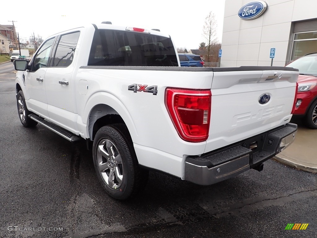 2022 F150 XLT SuperCrew 4x4 - Oxford White / Medium Dark Slate photo #3