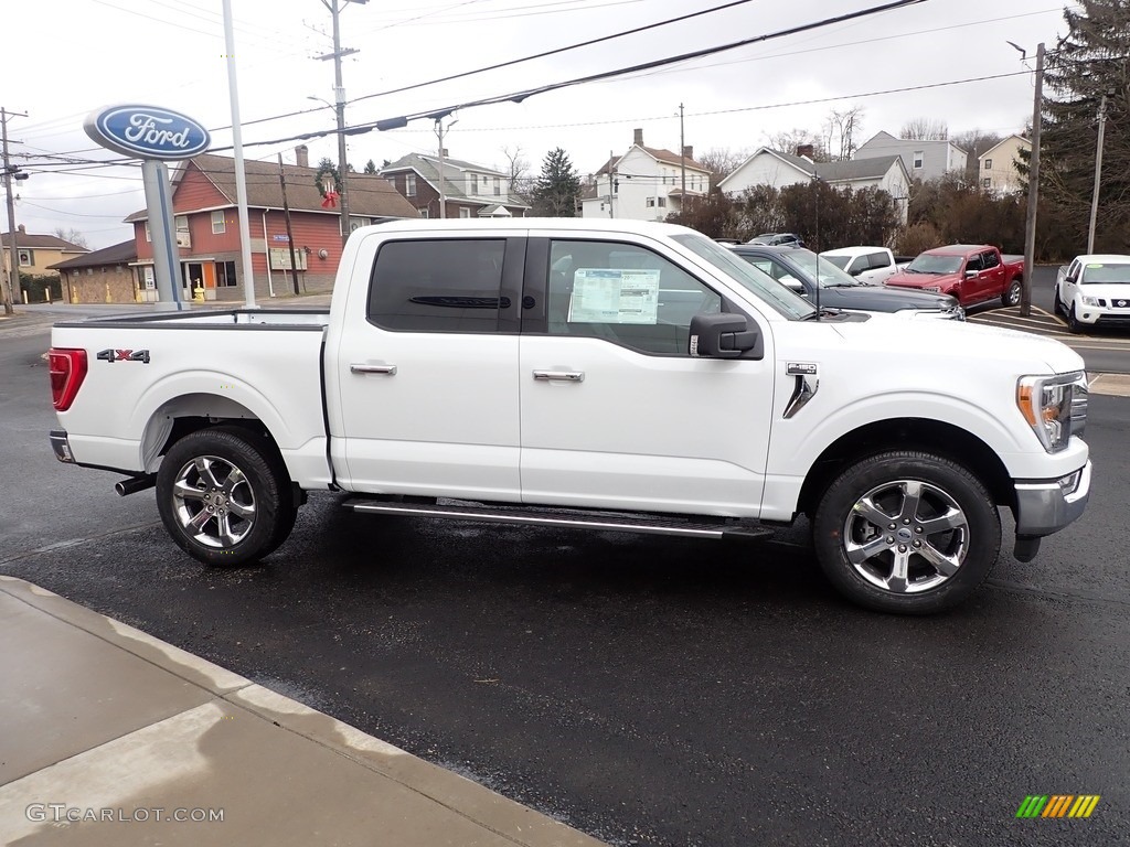 2022 F150 XLT SuperCrew 4x4 - Oxford White / Medium Dark Slate photo #6