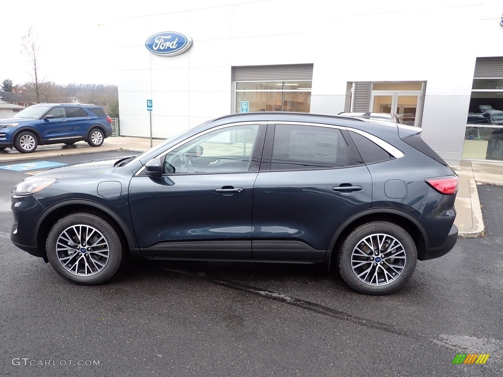 Stone Blue 2022 Ford Escape SEL 4WD Plug-In Hybrid Exterior Photo #145280402