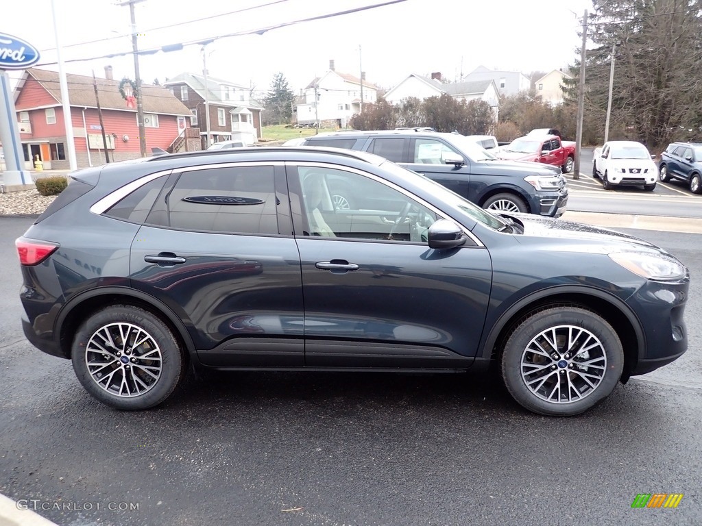 Stone Blue 2022 Ford Escape SEL 4WD Plug-In Hybrid Exterior Photo #145280453