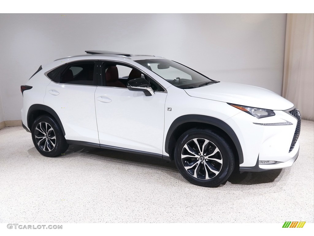 2017 NX 200t F Sport AWD - Ultra White / Rioja Red photo #1