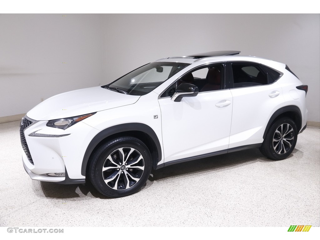 2017 NX 200t F Sport AWD - Ultra White / Rioja Red photo #3