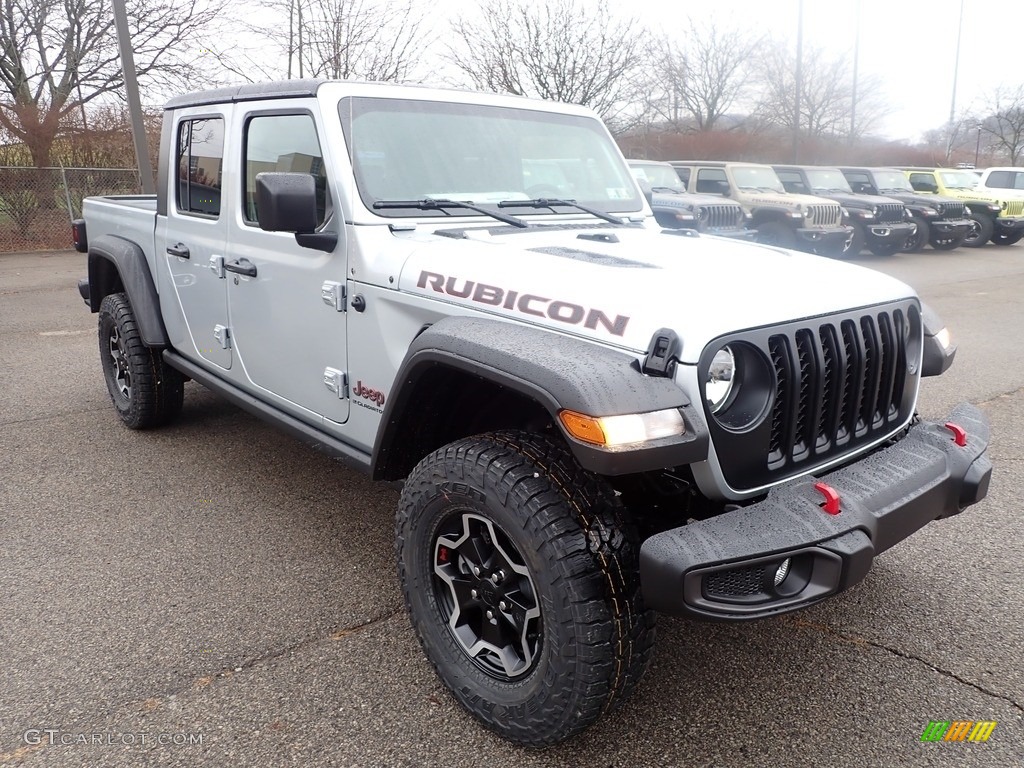 2023 Gladiator Rubicon 4x4 - Silver Zynith / Black photo #3