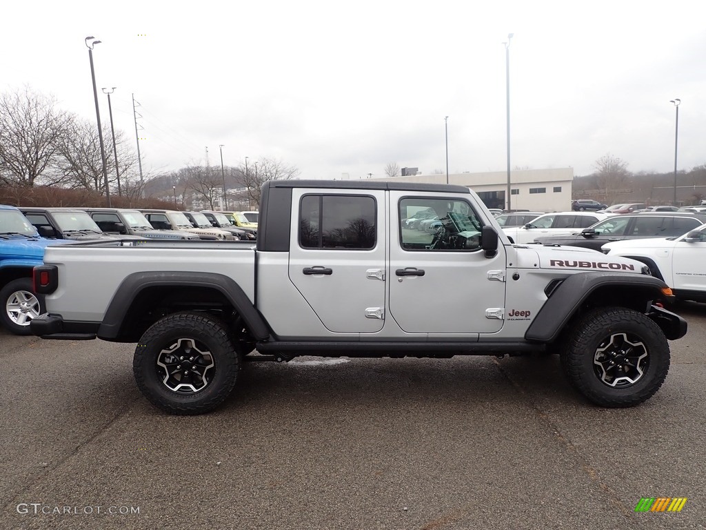 2023 Gladiator Rubicon 4x4 - Silver Zynith / Black photo #4