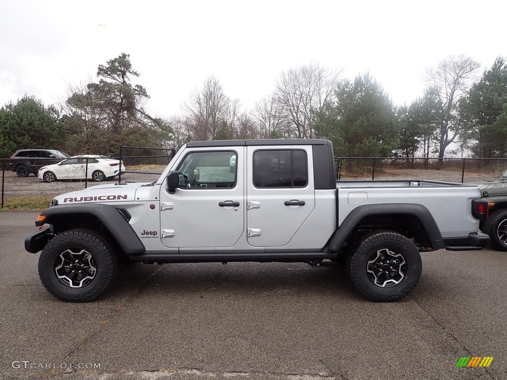 2023 Gladiator Rubicon 4x4 - Silver Zynith / Black photo #8
