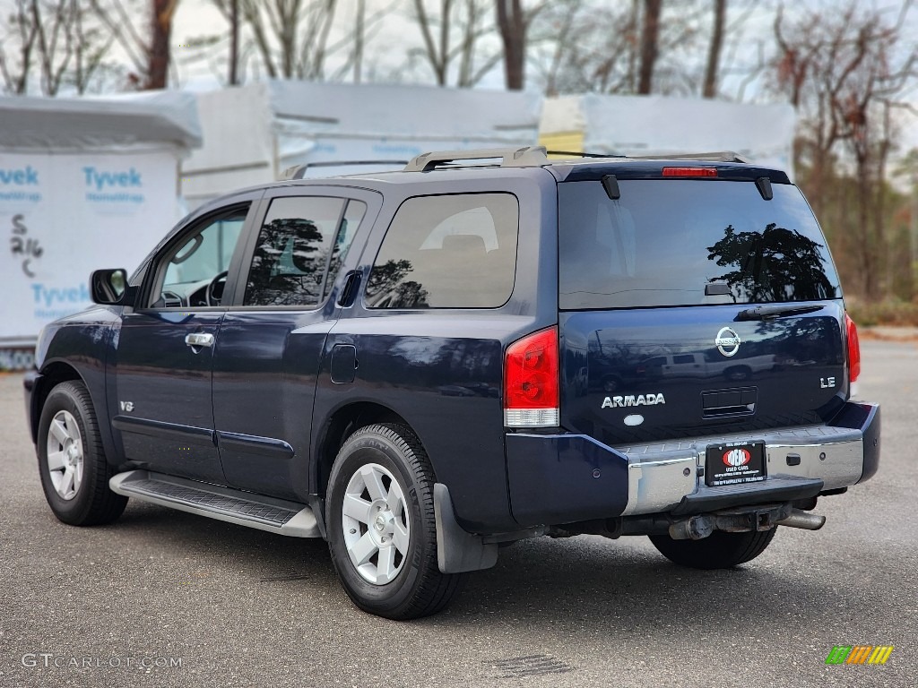 2007 Armada LE 4x4 - Deep Water Blue / Graphite/Titanium photo #5