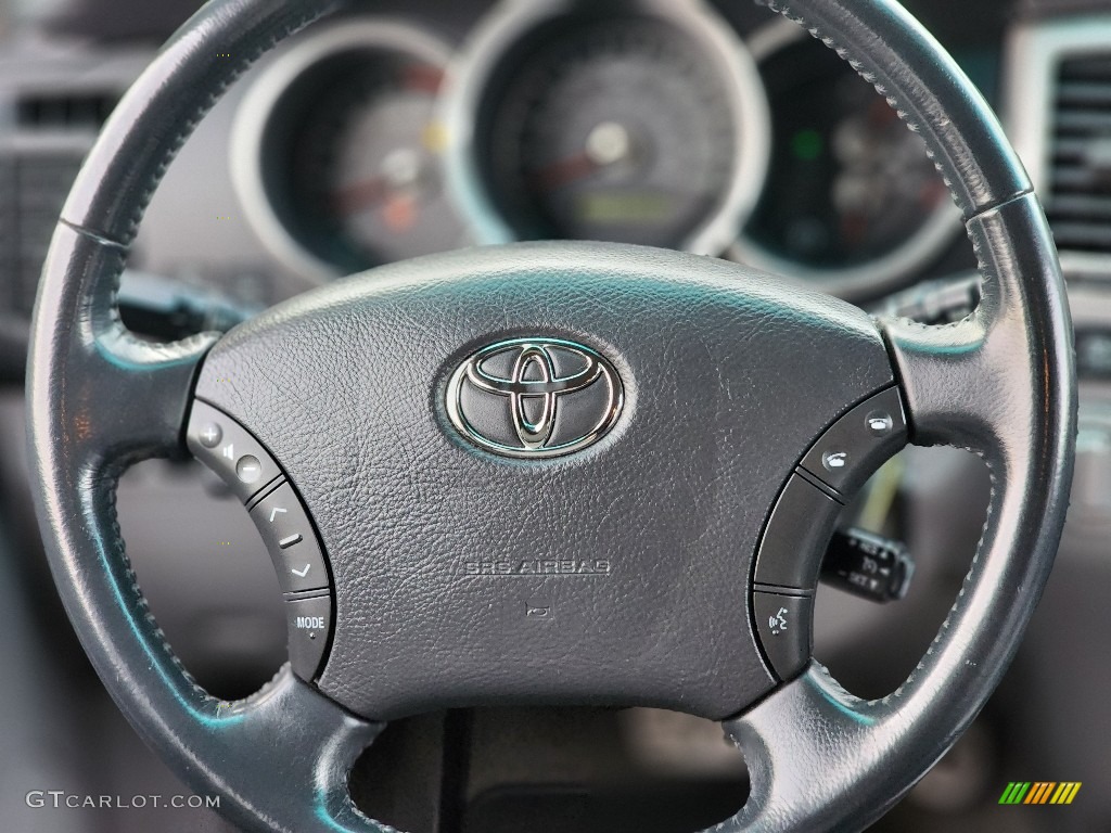 2006 Toyota 4Runner Limited 4x4 Stone Gray Steering Wheel Photo #145283553