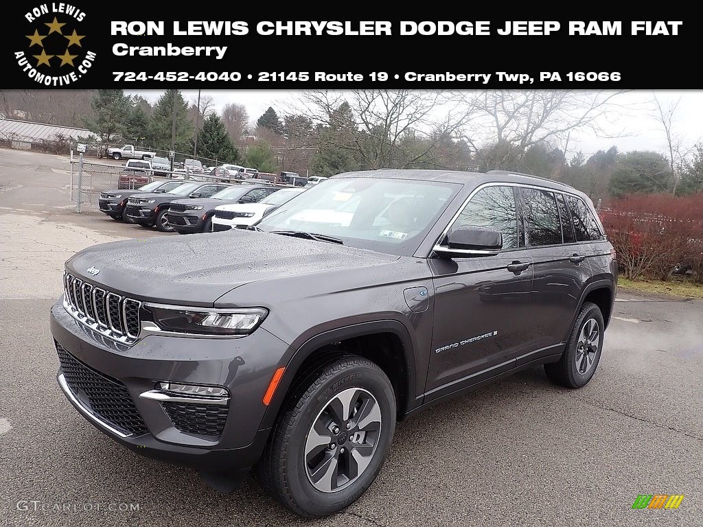 2022 Grand Cherokee 4XE Hybrid - Baltic Gray Metallic / Global Black/Wicker Beige photo #1