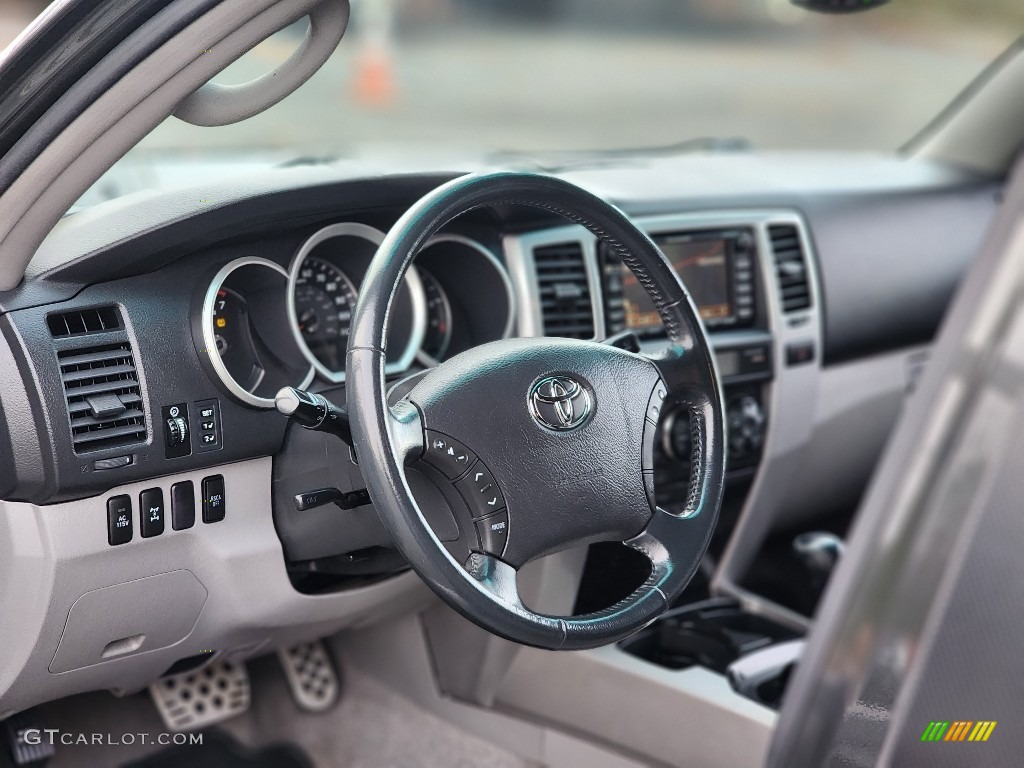 2006 Toyota 4Runner Limited 4x4 Stone Gray Steering Wheel Photo #145283823