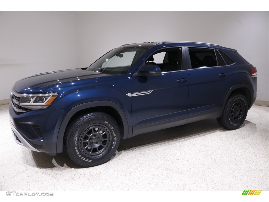 Tourmaline Blue Metallic 2020 Volkswagen Atlas Cross Sport SE 4Motion Exterior Photo #145284186