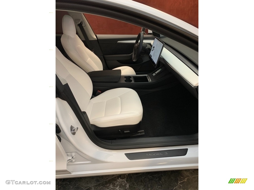 2022 Model 3 Performance AWD - Pearl White Multi-Coat / White photo #9
