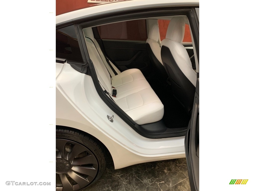 2022 Model 3 Performance AWD - Pearl White Multi-Coat / White photo #10