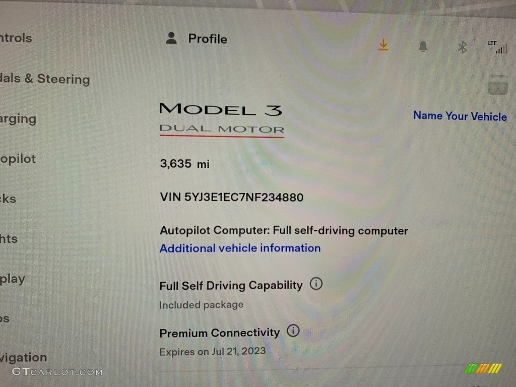 2022 Model 3 Performance AWD - Pearl White Multi-Coat / White photo #15