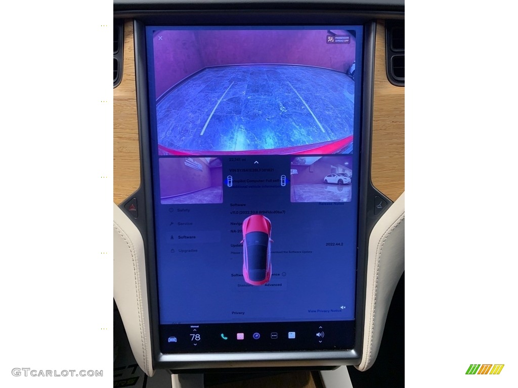 2020 Model S Long Range Plus - Red Multi-Coat / Cream photo #9