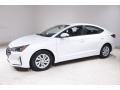 2020 Quartz White Pearl Hyundai Elantra SE  photo #3