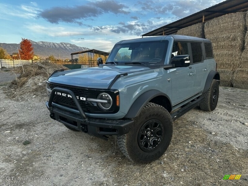 2021 Bronco First Edition 4x4 4-Door - Cactus Gray / Black Onyx photo #1